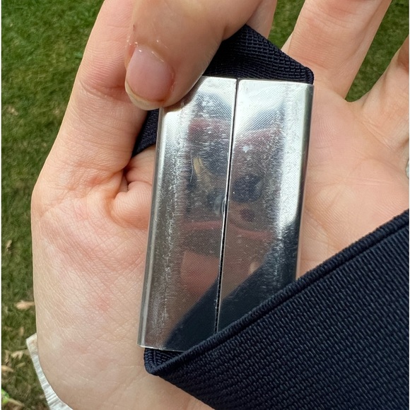 PRADA MILANO Nylon Navy Belt Women’s size 34” Made in Italy - Picture 10 of 12